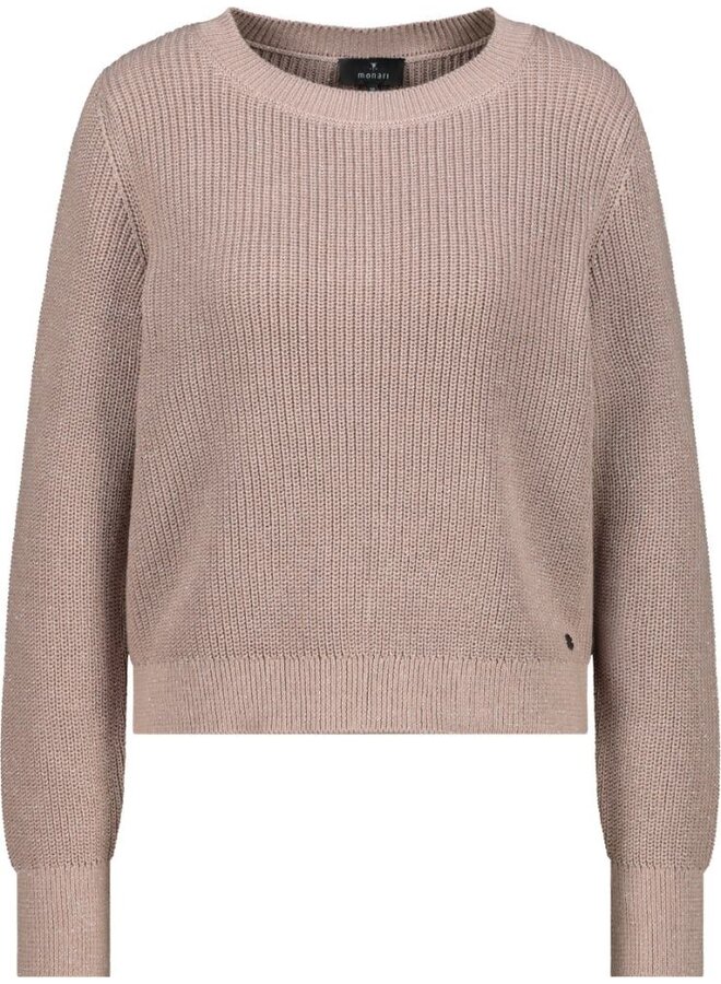 Monari Pullover Taupe 809134