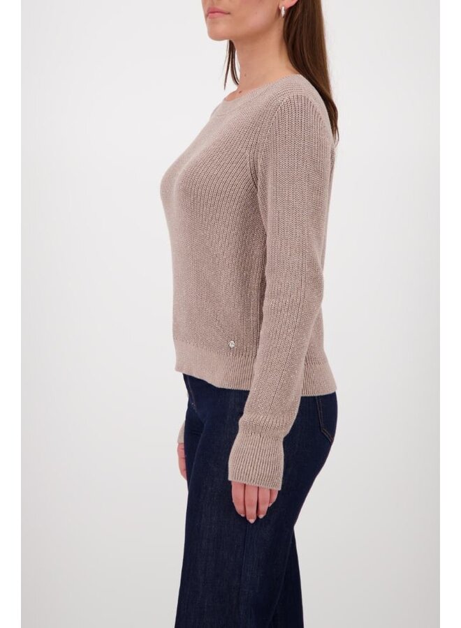Monari Pullover Taupe 809134