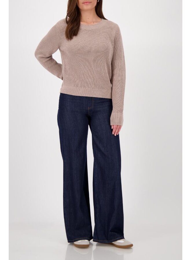 Monari Pullover Taupe 809134