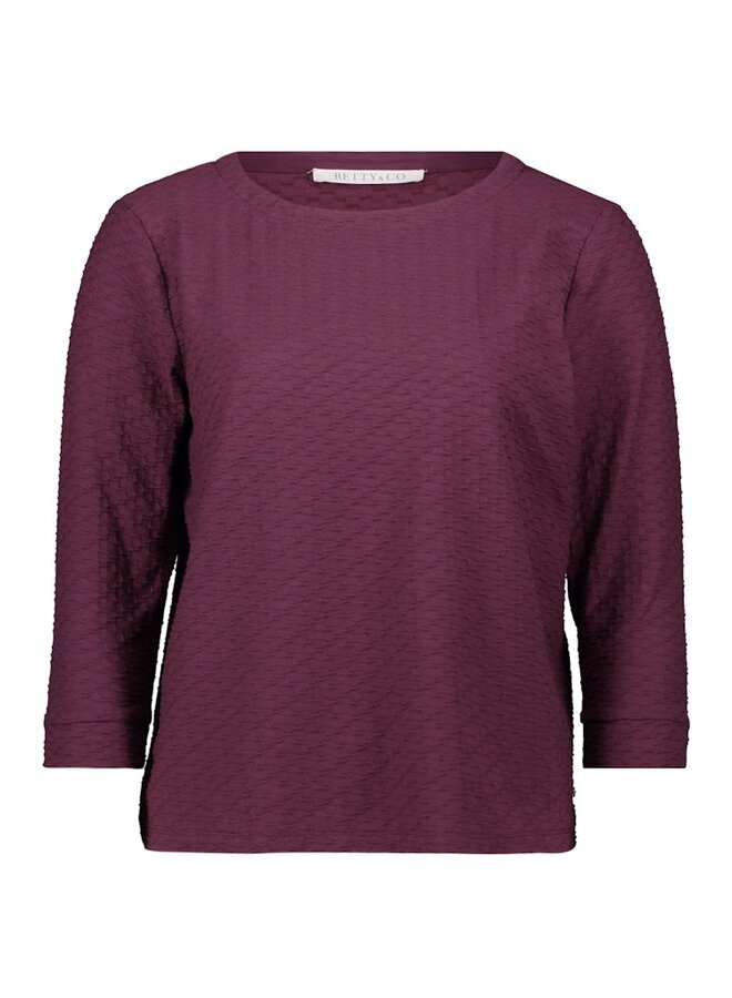 Betty & Co Shirt Bourgogne 2312-3145