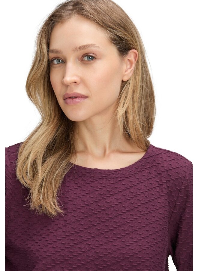 Betty & Co Shirt Bourgogne 2312-3145