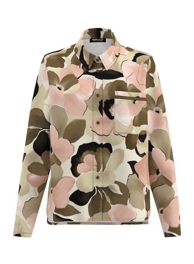 Frank Walder Blouse Hazelnoot 622101