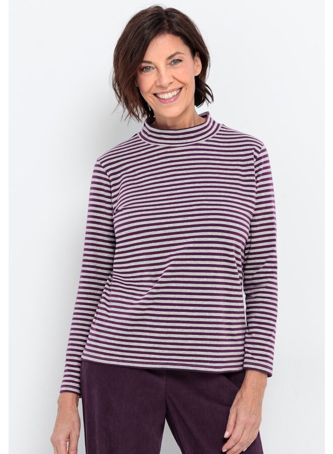 Bianca Shirt Aubergine 66034