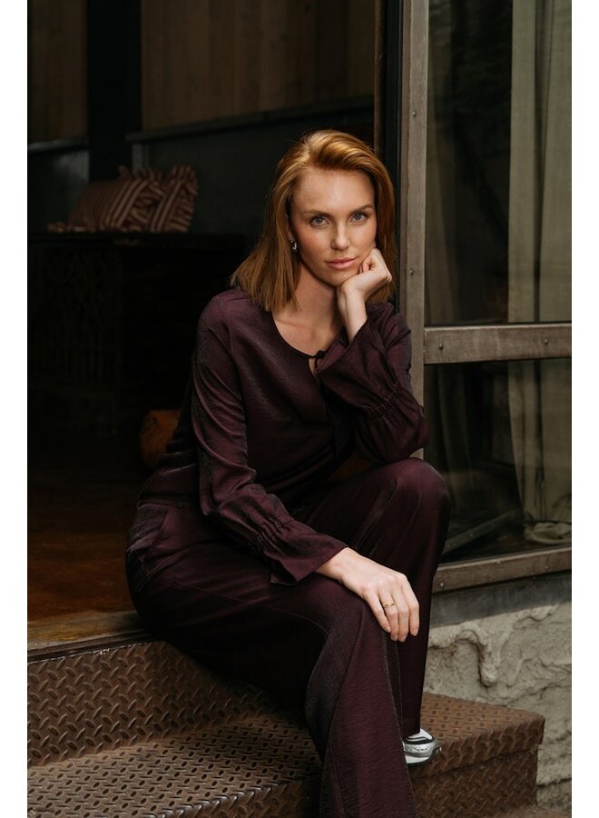 &Co Woman Blouse Bourgogne Melina BL406