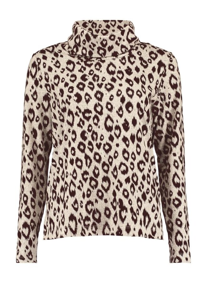 Bloomings Kolshirt Taupe SLT401-8862