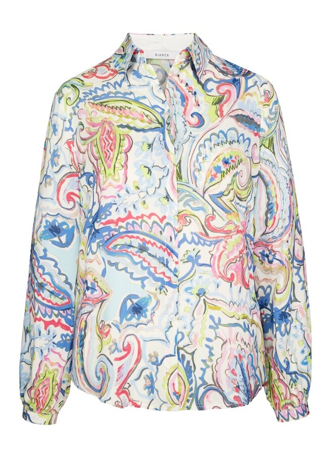 Bianca Blouse Blauw 75002