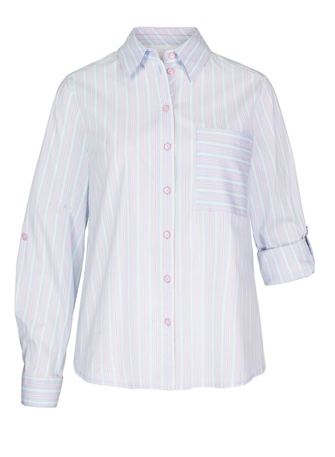 Bianca Blouse Blauw 75006