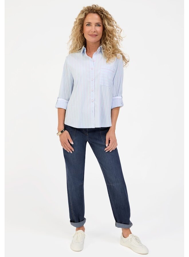 Bianca Blouse Blauw 75006