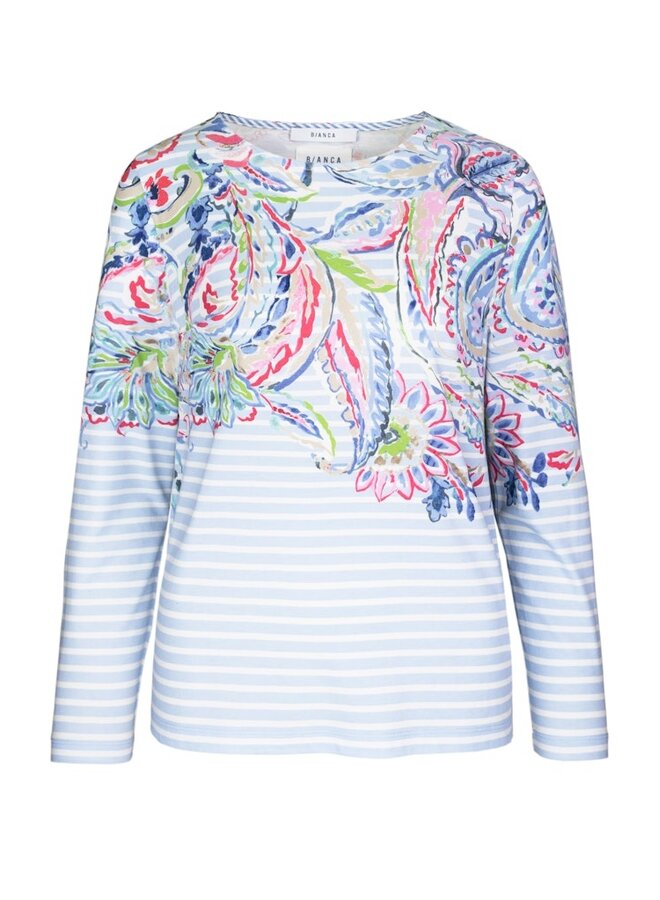 Bianca Shirt Blauw 76001