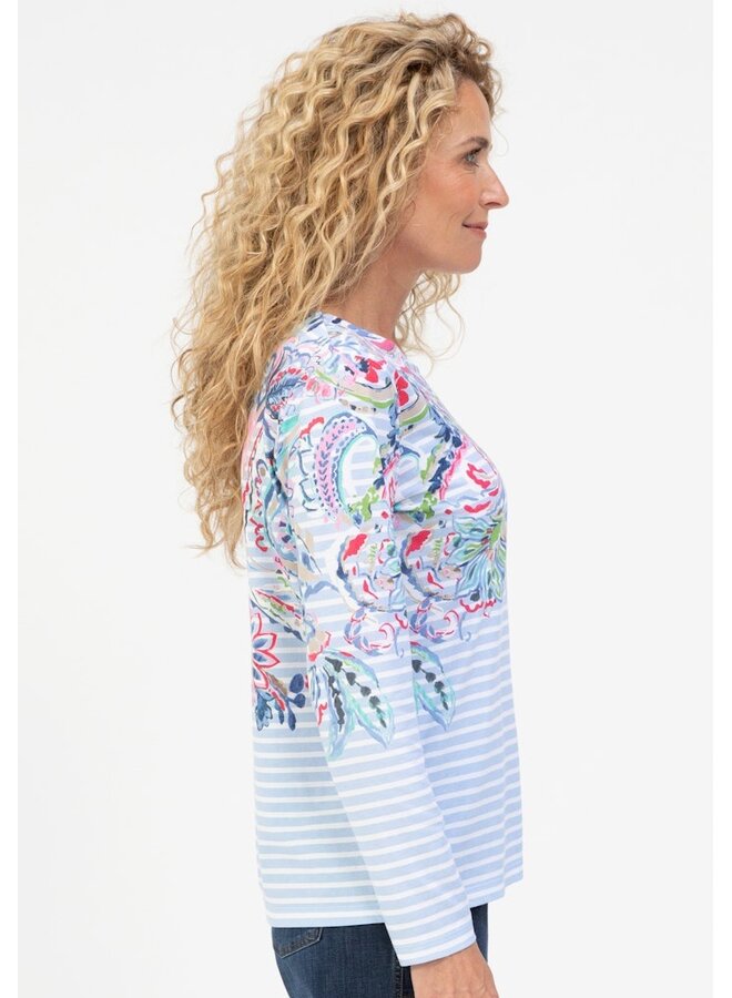 Bianca Shirt Blauw 76001