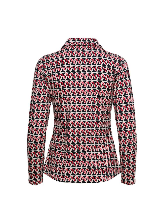 &Co Woman Blouse Rood Vayen Moon BL419