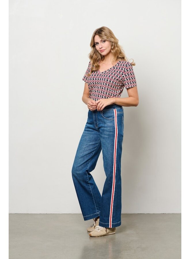 &Co Woman Shirt Rood Marly Moon TO337