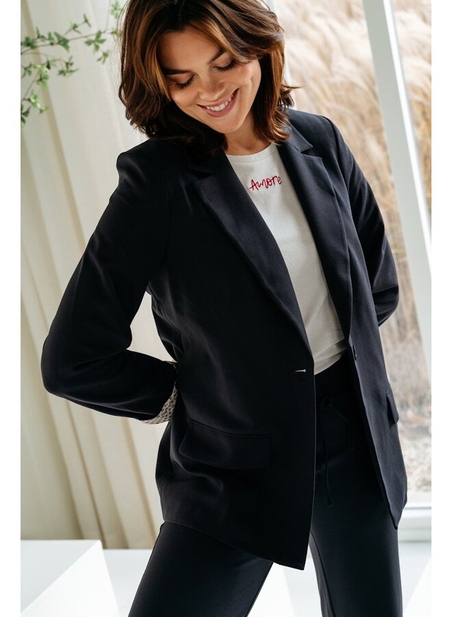 &Co Woman Blazer Navy Gina BZ179