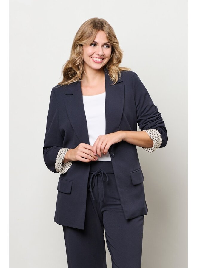 &Co Woman Blazer Navy Gina BZ179