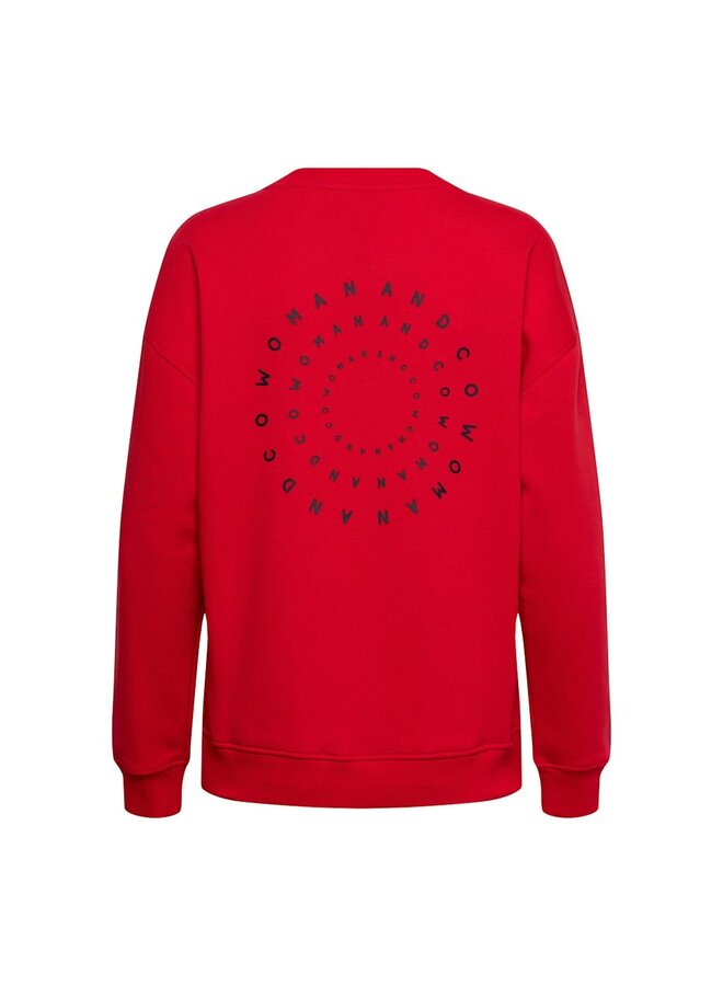 &Co Woman Pullover Rood Silya SW129
