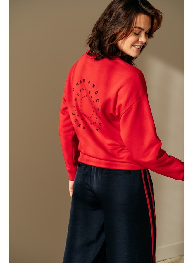 &Co Woman Pullover Rood Silya SW129