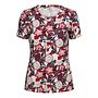 &Co Woman Shirt Rood Vere FlowerTO333