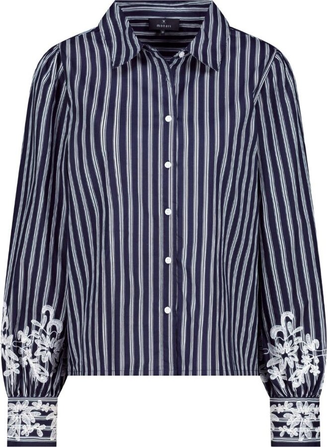Monari Blouse Marine 410344