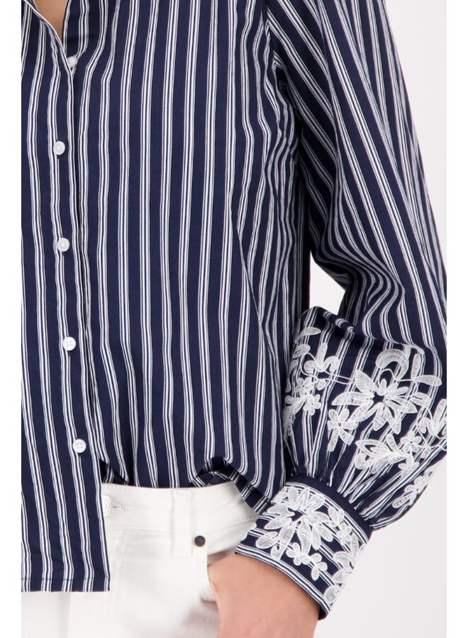 Monari Blouse Marine 410344