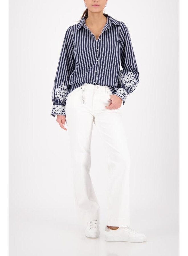 Monari Blouse Marine 410344