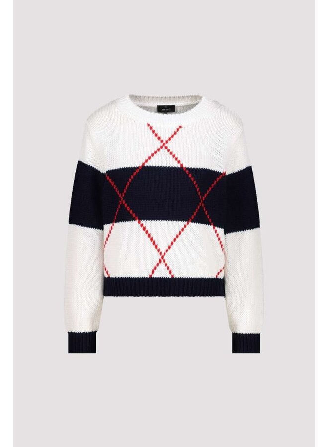 Monari Pullover Offwhite 410218