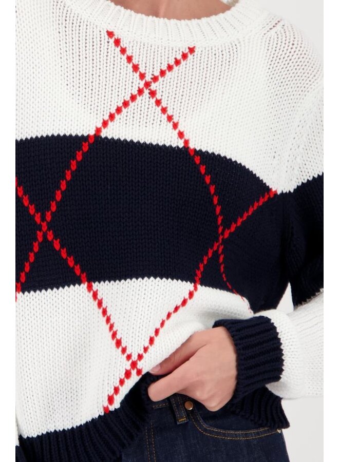 Monari Pullover Offwhite 410218