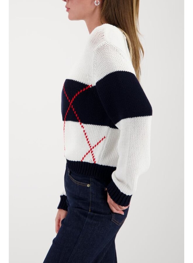 Monari Pullover Offwhite 410218