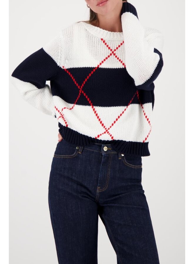 Monari Pullover Offwhite 410218