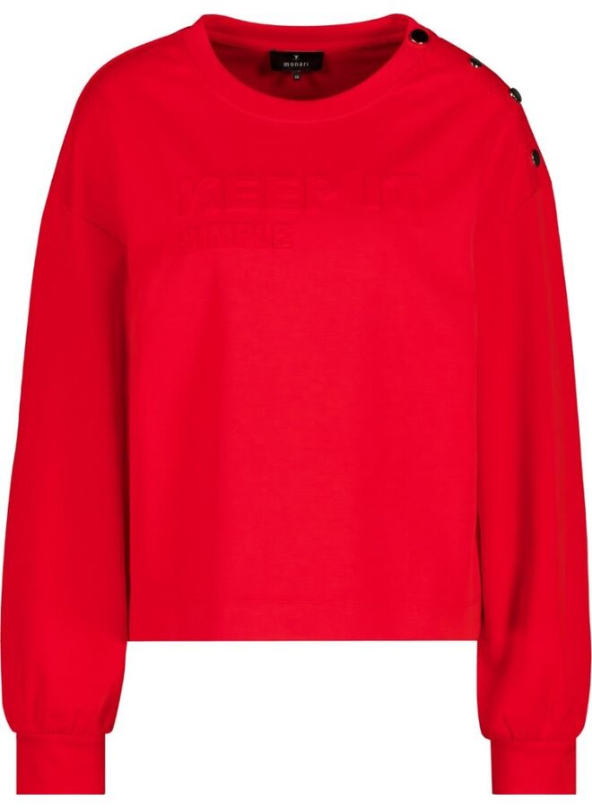 Monari Pullover Rood 410102