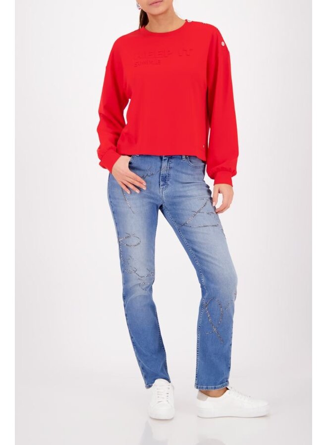 Monari Pullover Rood 410102