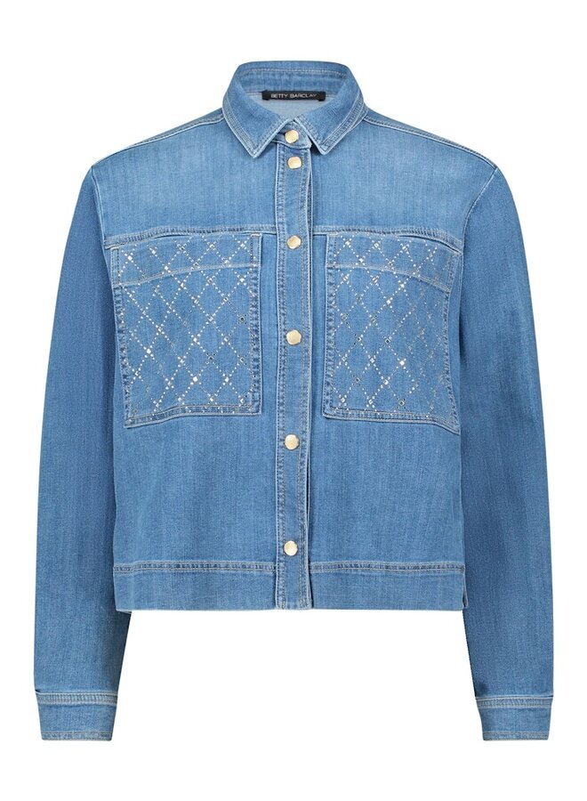 Betty Barclay Blouse Jasje Jeansblauw 8013-1740
