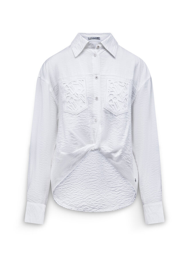 Label Dot Blouse Wit Azza