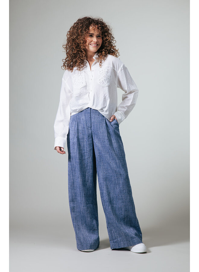 Label Dot Blouse Wit Azza