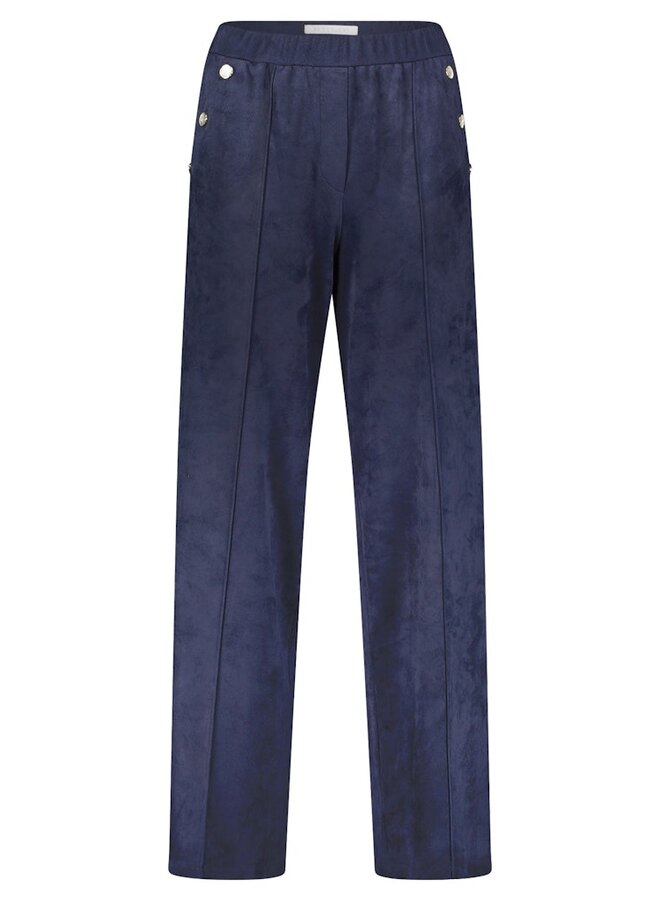 Betty & Co Suedine Broek Marine 6671-3024