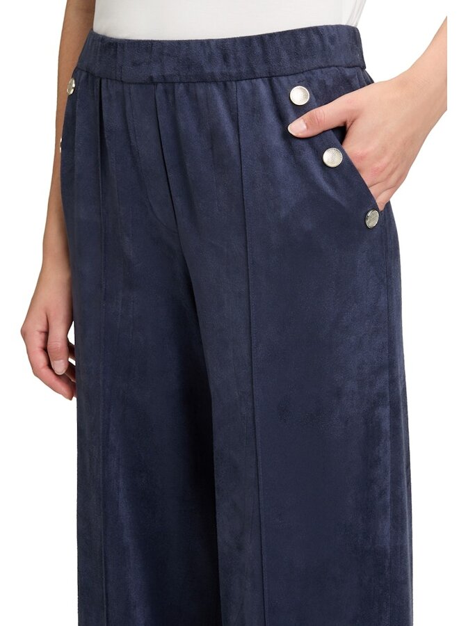 Betty & Co Suedine Broek Marine 6671-3024