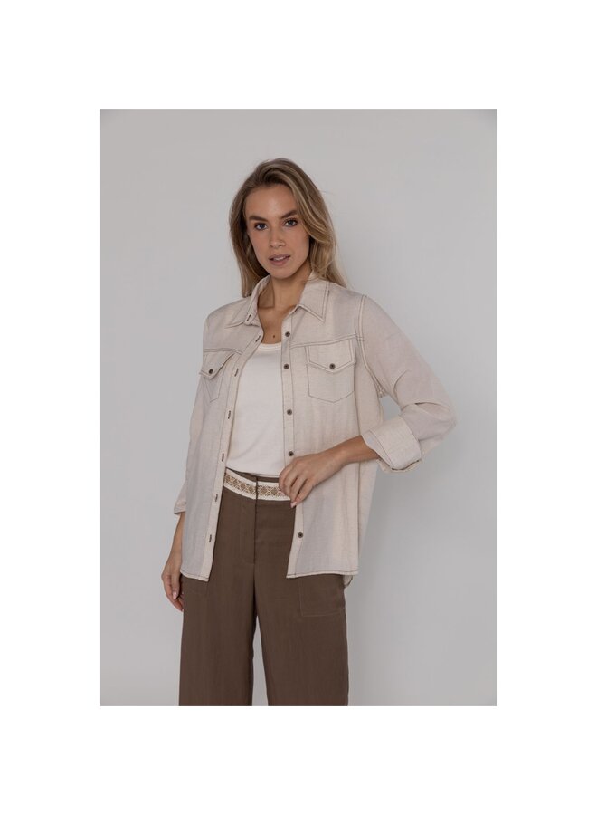 Poools Blouse Ecru 613143