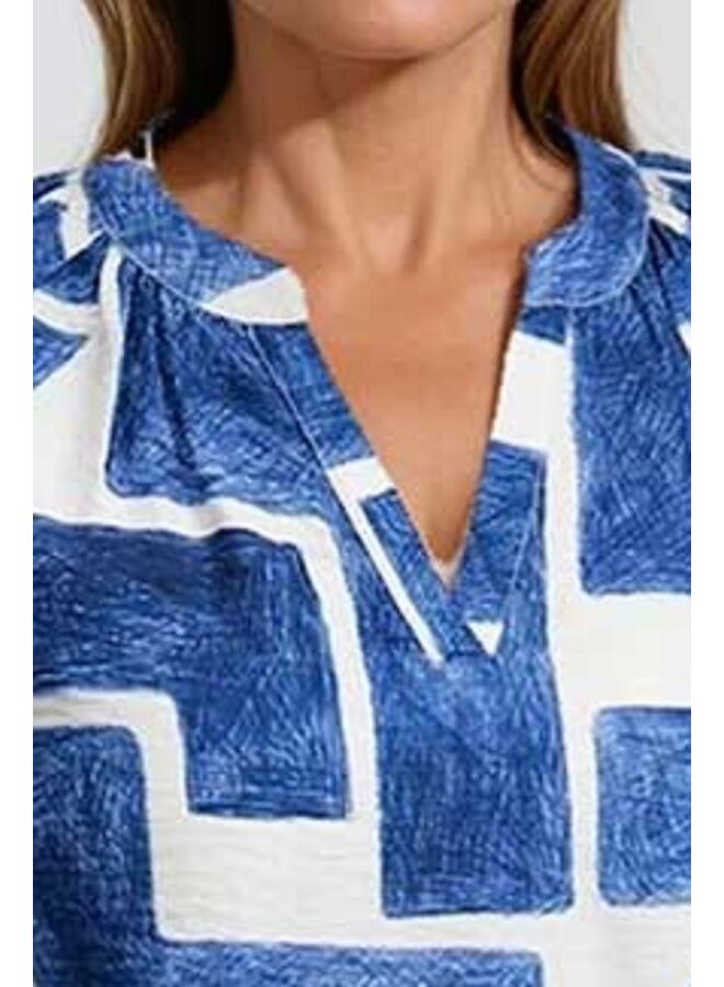 Signe Nature Blouse Blauw 840301
