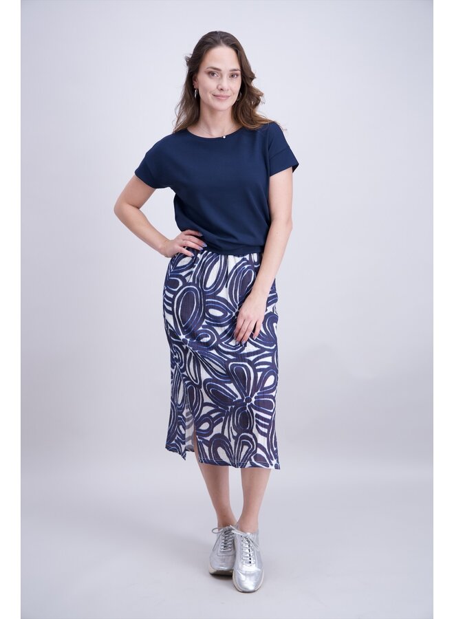 Signe Nature Shirt Marine 840369