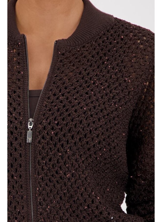 Monari Vest Bruin 410388