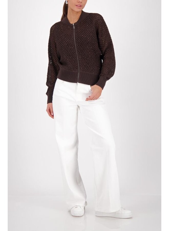 Monari Vest Bruin 410388