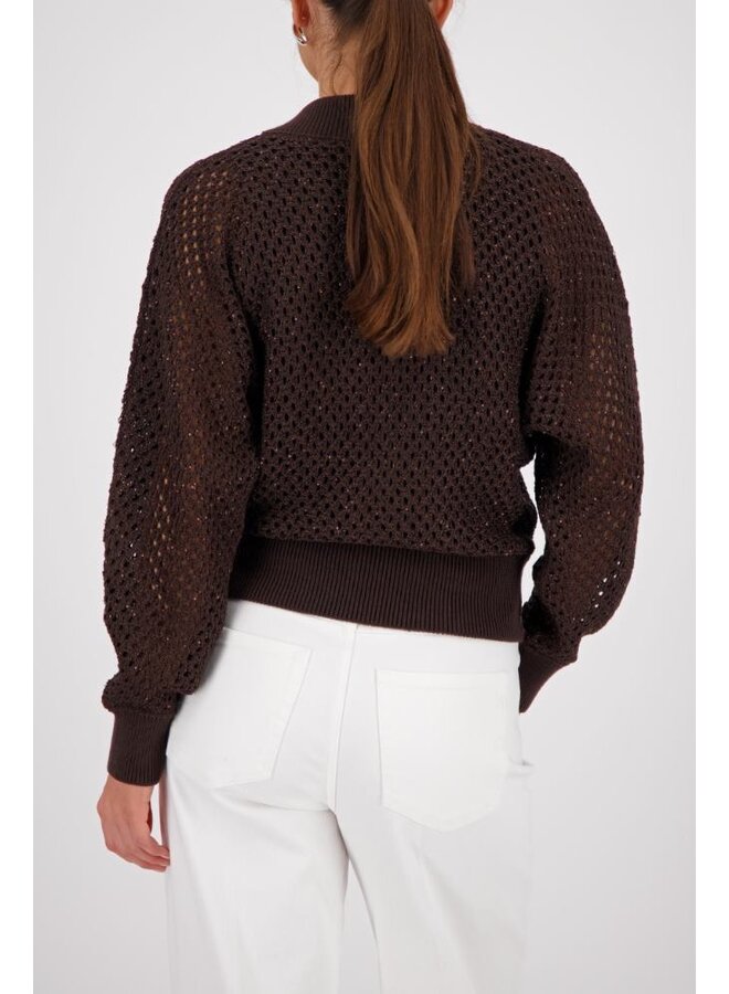 Monari Vest Bruin 410388