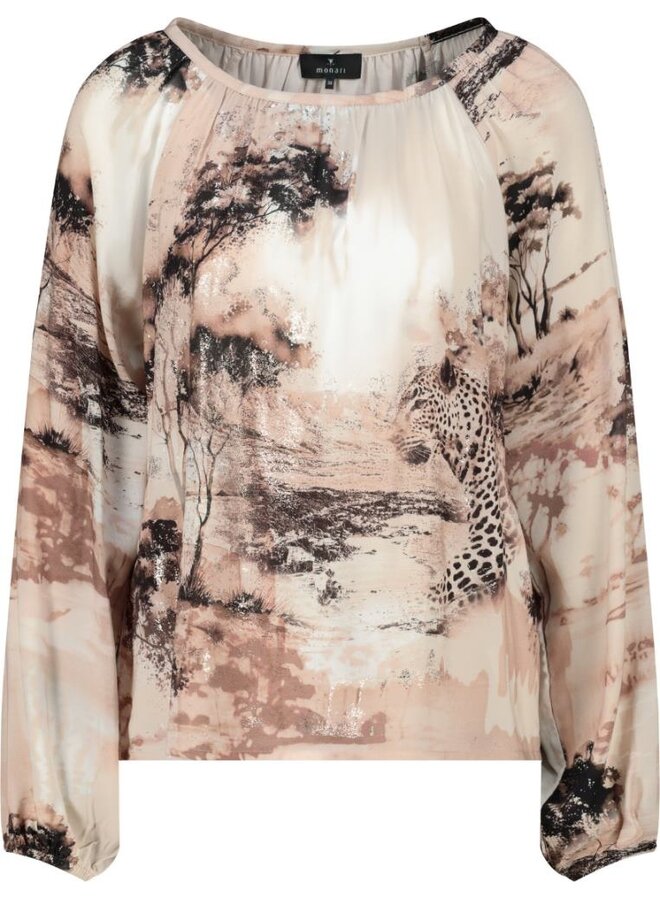 Monari Blouse Zand 410190