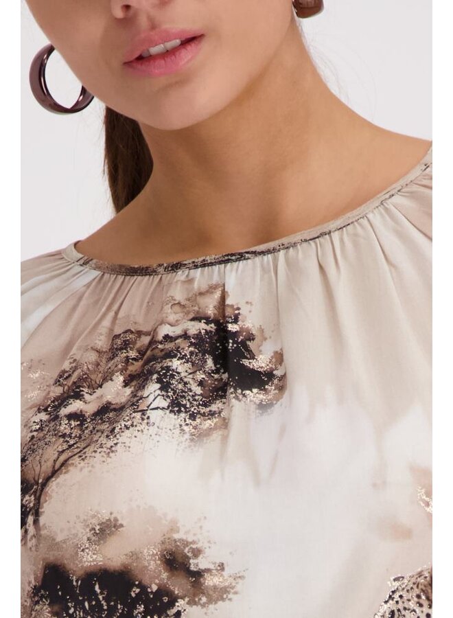 Monari Blouse Zand 410190