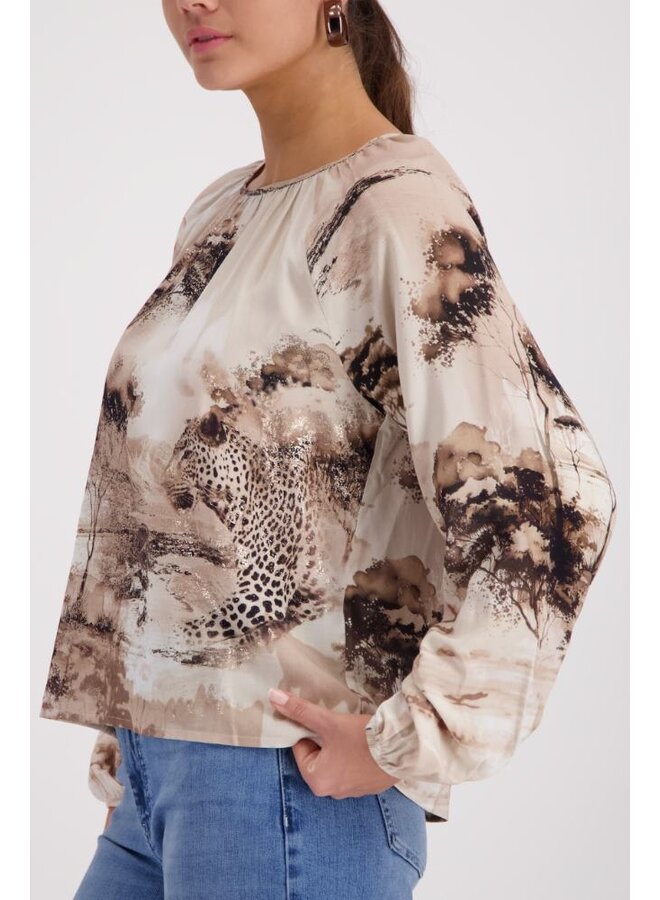 Monari Blouse Zand 410190