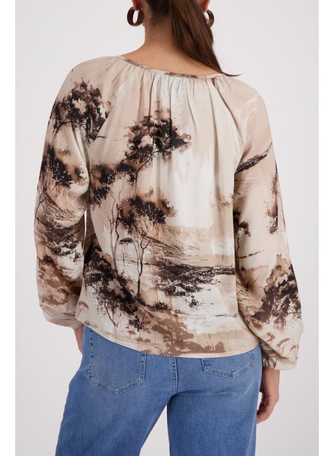 Monari Blouse Zand 410190
