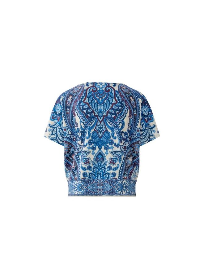 OUI Shirt Blauw 96408