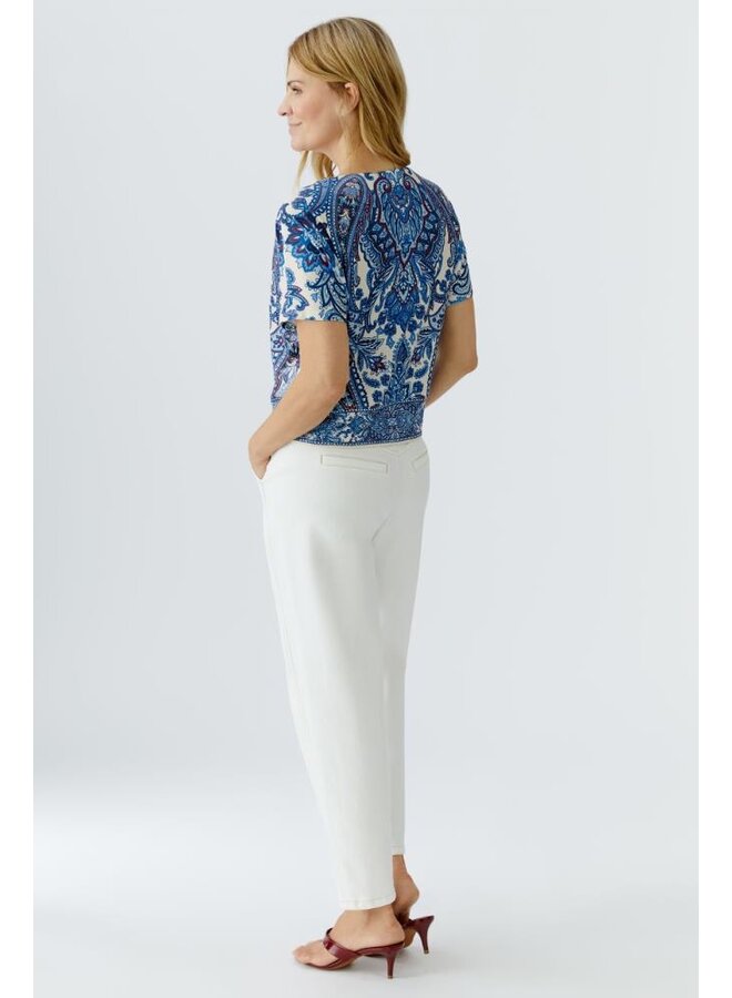 OUI Shirt Blauw 96408