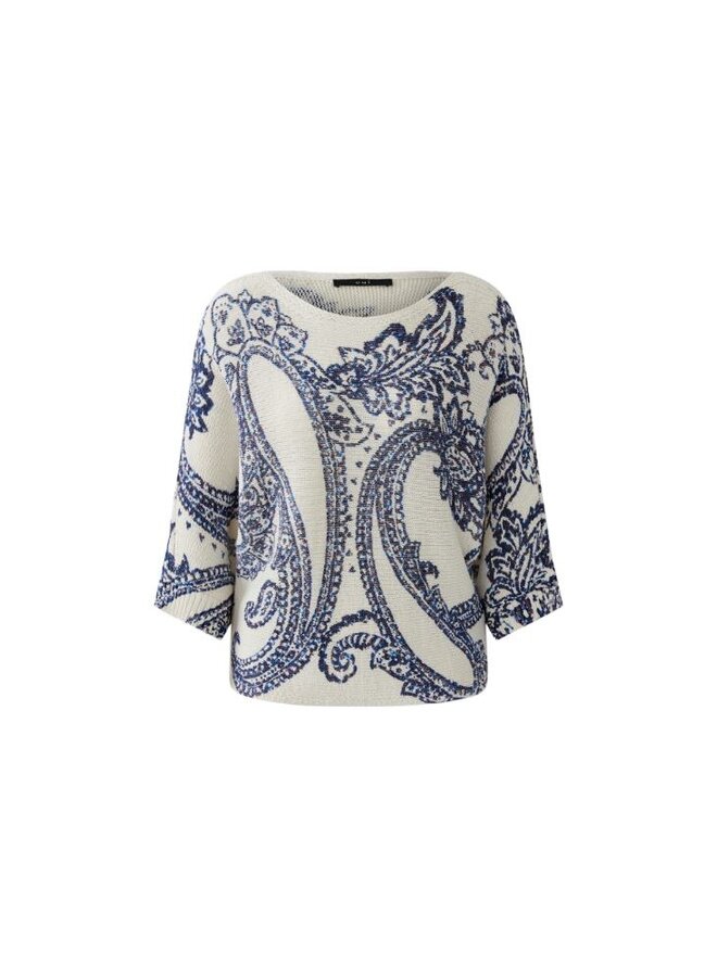 OUI Pullover Ecru 96515