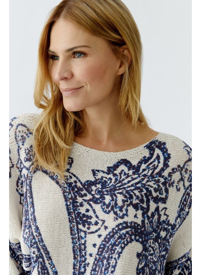 OUI Pullover Ecru 96515