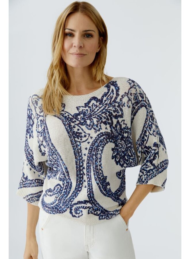 OUI Pullover Ecru 96515